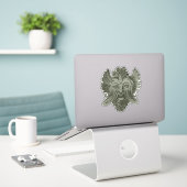 Gargoyle-Maske 5 Aufkleber (Laptop auf Schreibtisch)