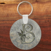 Gargoyle Monogram B Schlüsselanhänger (Vorderseite)