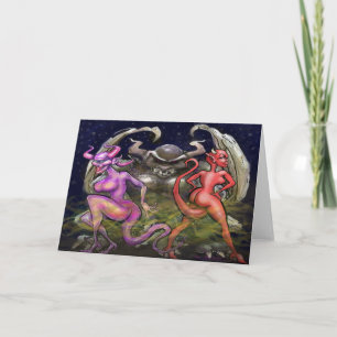 Gargoyle n Dark Fee Faltkarte Karte