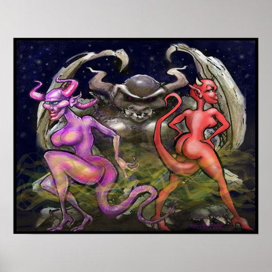 Gargoyle n Dunkle Fae Poster (Vorne)