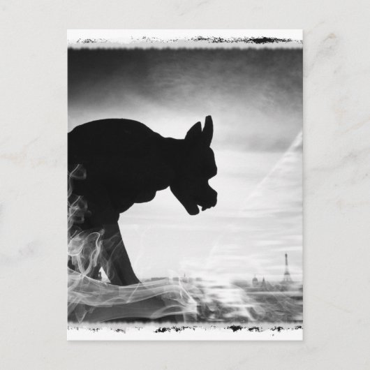 GARGOYLE NOTRE DAME PARIS FRANKREICH POSTKARTE (Vorderseite)