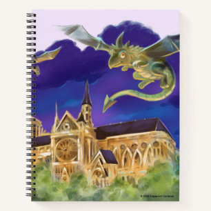 Gargoyle Notre Dame - Paris Spiralblock Notizblock