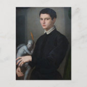 Gargoyle oder Dark Cupid in diesem verstörenden It Postkarte (Vorderseite)