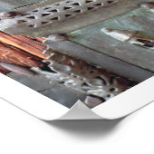 Gargoyle-Panel von der verlassen Portaltür, 1 Poster (Ecke)