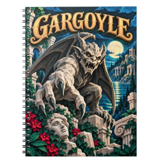 Gargoyle, Paper Cut Monster Notizblock (Vorderseite)