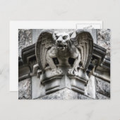 Gargoyle Postcard Postkarte (Vorne/Hinten)