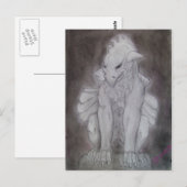 Gargoyle Postkarte (Vorne/Hinten)