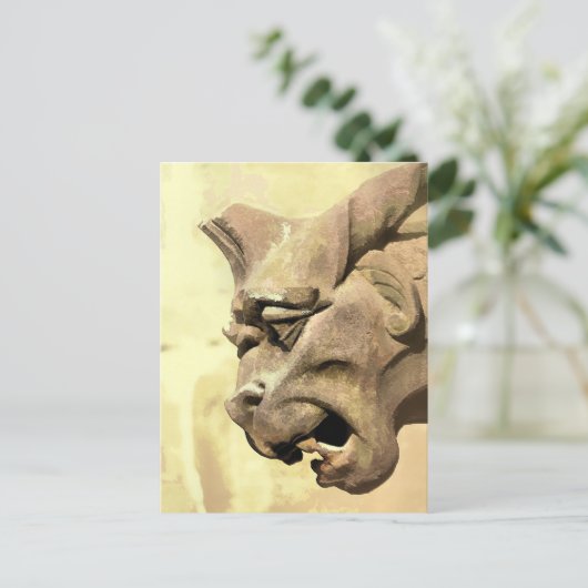 GARGOYLE POSTKARTE (Stehend Vorderseite)