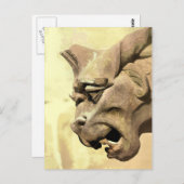 GARGOYLE POSTKARTE (Vorne/Hinten)