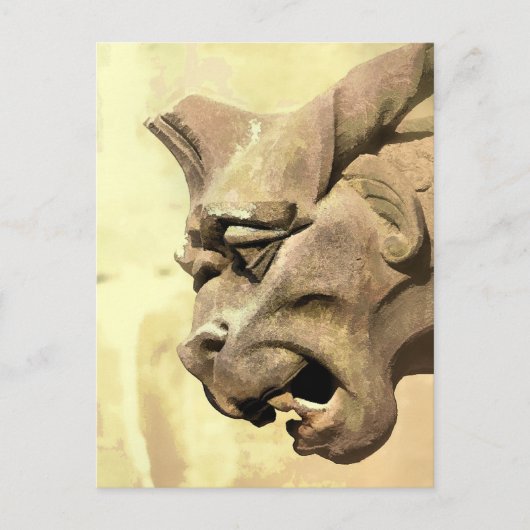 GARGOYLE POSTKARTE (Vorderseite)