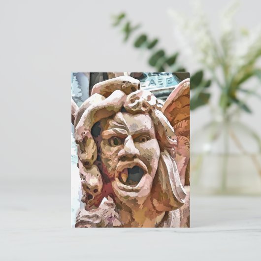 GARGOYLE POSTKARTE (Stehend Vorderseite)