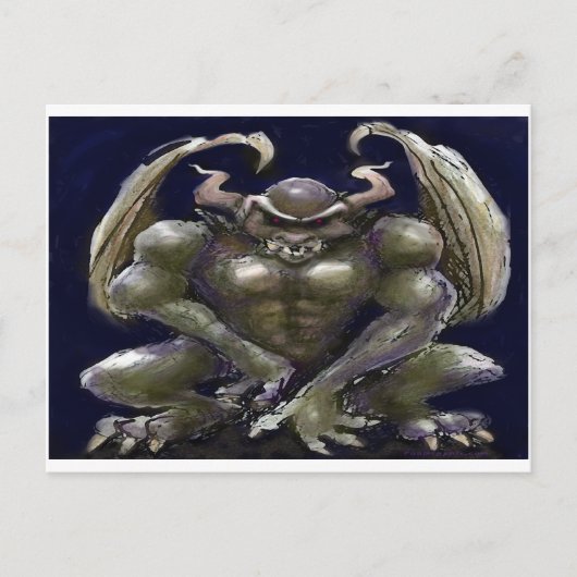 Gargoyle Postkarte (Vorderseite)