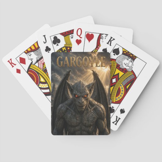 Gargoyle-Spielkarten, Pokerkarten (Rückseite)