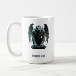 Gargoyle Statue - Custom Text & Cut Vinyl Sticker Kaffeetasse