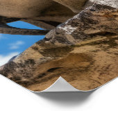 Gargoyle und Wolken Poster (Ecke)