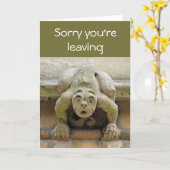 Gargoyle verlassend Karte (Gelbe Blume)