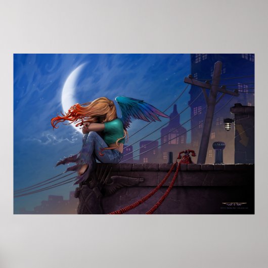 Gargoyle von J. Matthew Root Poster (Vorne)