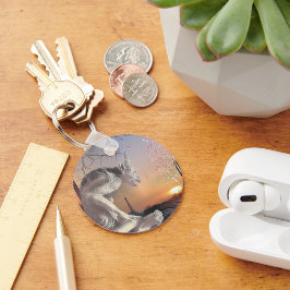 Gargoyle von Notre-Dame Schlüsselanhänger