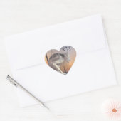 Gargoyle von Paris Herz-Aufkleber (Umschlag)