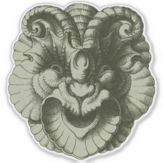 Gargoylenmaske 4 aufkleber