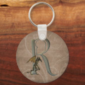 Gargoyles Monogram R Schlüsselanhänger (Vorderseite)