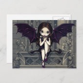 "Gargoyles of Notre Dame" Postkarte (Vorne/Hinten)