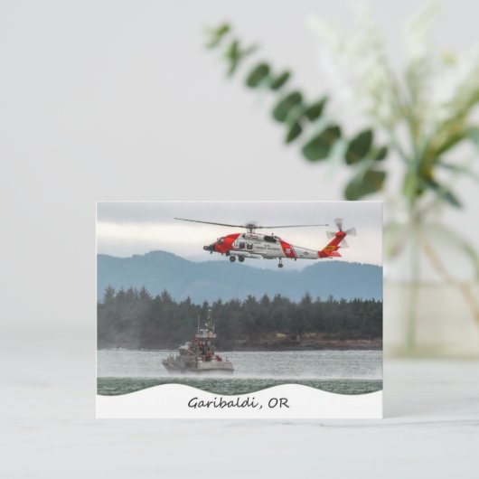 Garibaldi oder Postkarte der Küstenwache (Stehend Vorderseite)