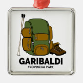 Garibaldi Provincial Park Backpack Ornament Aus Metall (Vorne)
