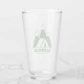 Garibaldi Provincial Park Berge Camping Glas (Rückseite)