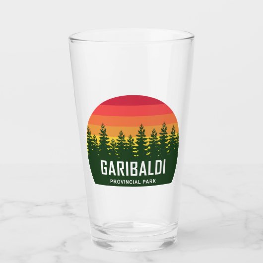 Garibaldi Provincial Park Glas (Vorderseite)