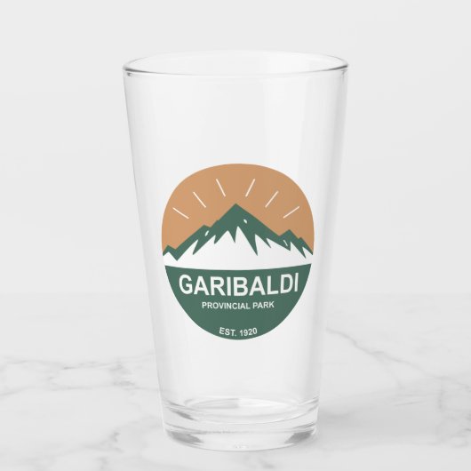 Garibaldi Provincial Park Glas (Vorderseite)