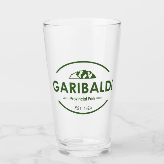 Garibaldi Provincial Park Glas (Vorderseite)