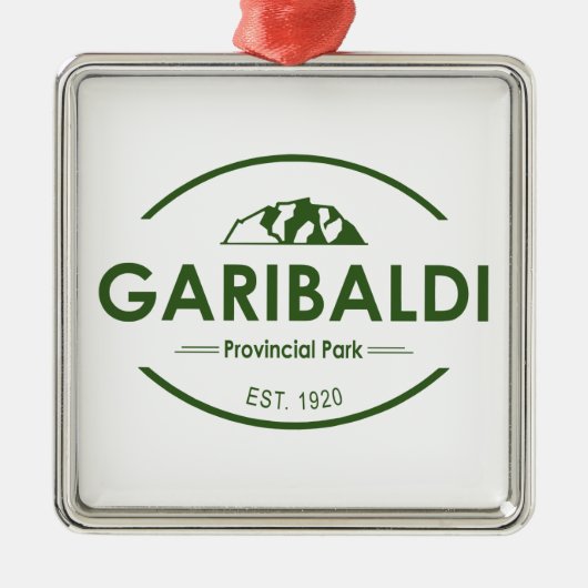 Garibaldi Provincial Park Ornament Aus Metall (Vorne)
