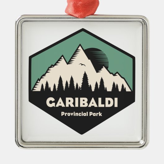 Garibaldi Provincial Park Ornament Aus Metall (Vorne)