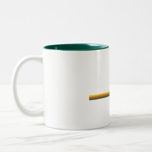 Garibaldi Provincial Park Pine Trees Zweifarbige Tasse (Links)