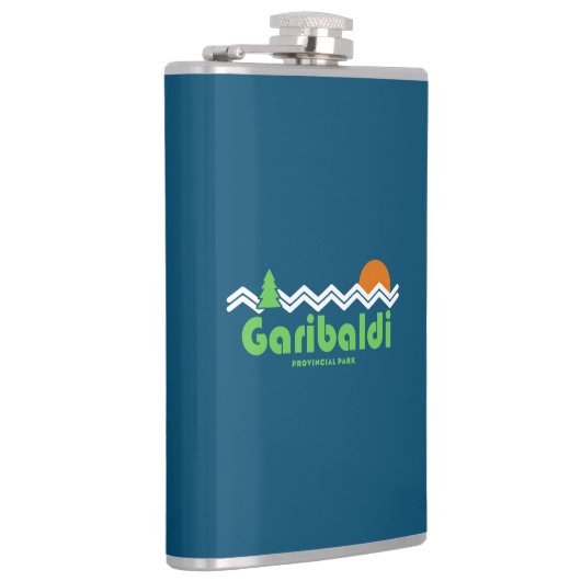 Garibaldi Provincial Park Retro Flachmann (Rechts)