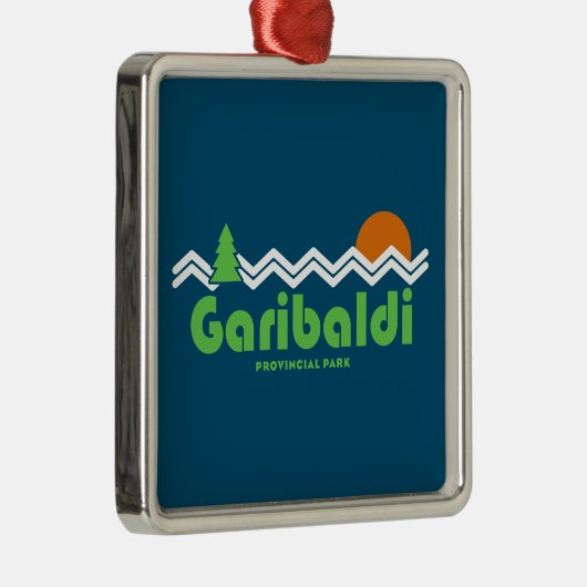Garibaldi Provincial Park Retro Ornament Aus Metall (Rechts)