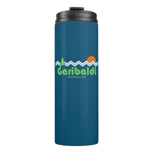 Garibaldi Provincial Park Retro Thermosbecher (Vorderseite)