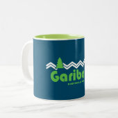 Garibaldi Provincial Park Retro Zweifarbige Tasse (Vorderseite Links)