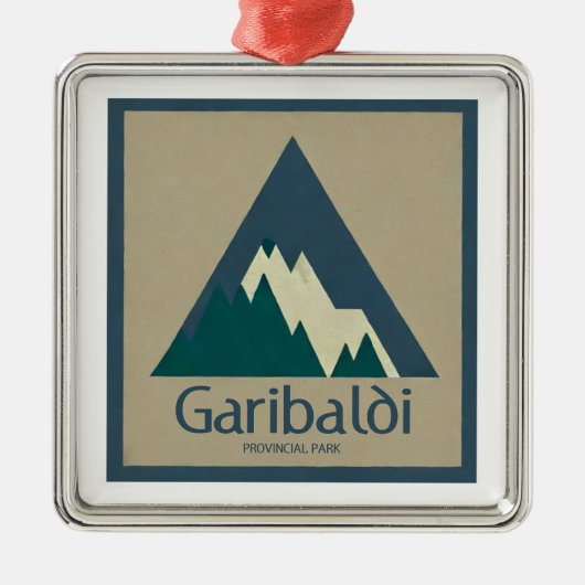 Garibaldi Provincial Park Rustic Ornament Aus Metall (Vorne)