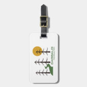 Garibaldi Provincial Park Trail Gepäckanhänger (Vorderseite vertikal)