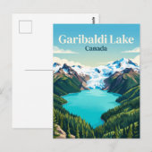 Garibaldi-See Kanada Postkarte (Vorne/Hinten)