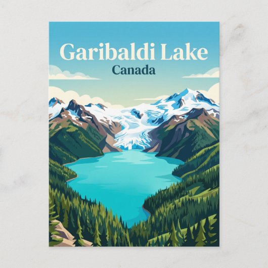 Garibaldi-See Kanada Postkarte (Vorderseite)