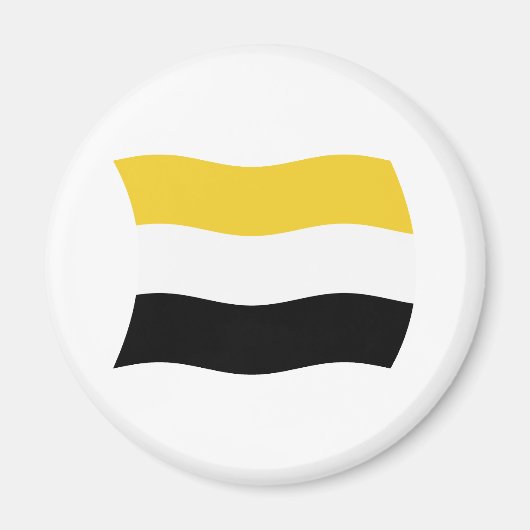 Garifuna Flag Magnet (Vorne)