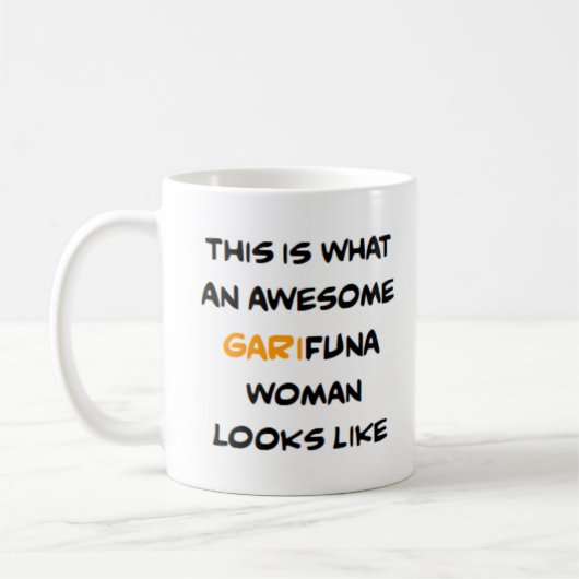 Garifuna-Frau, großartig Kaffeetasse (Links)