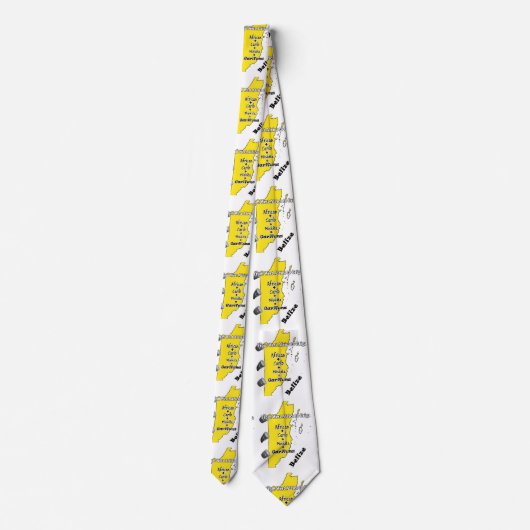 Garifuna kulturelle Krawatte (Rückseite)