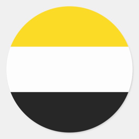 Garifuna Volk ethnische Flagge Arawakan Runder Aufkleber (Vorderseite)