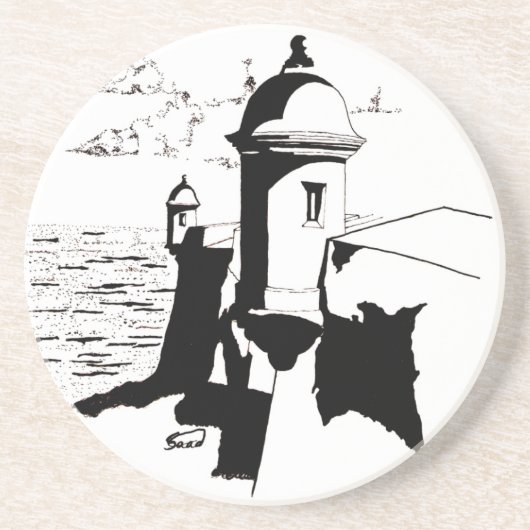 Garita en El Morro Getränkeuntersetzer (Vorne)