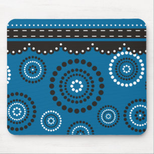 Garland ARTdeco Schwarz-weiß + Ihre Hintergrundfar Mousepad