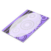 Garland ARTdeco Schwarz-weiß + Ihre Hintergrundfar Notizblock (angewinkelt)